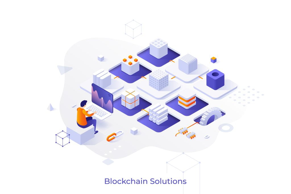 Illustration of Blockchain Solutions