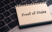 There,Is,Notebook,With,The,Word,Proof,Of,Stake.it,Is Illustration of Proof of Stake