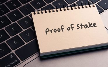 There,Is,Notebook,With,The,Word,Proof,Of,Stake.it,Is Illustration of Proof of Stake